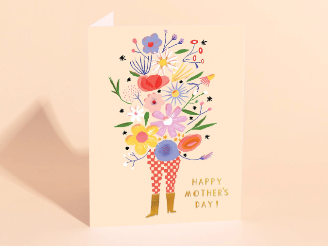 Flower Tower - Mother's Day Card