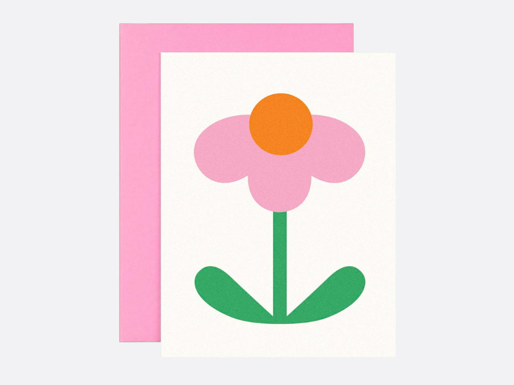 Flower Friend No. 6 - Bud Blank Card