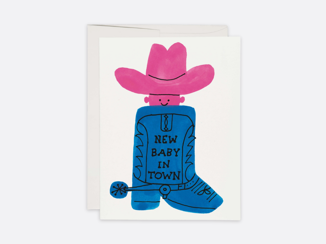Boot Baby - Baby Card
