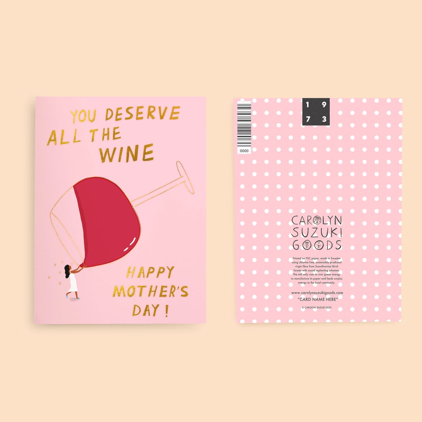 All the Vino - Mother's Day Card