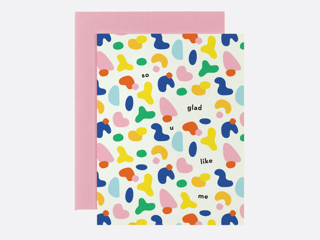 So Glad You Like Me - Love Card