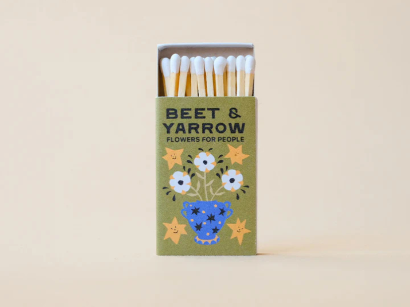 Beet & Yarrow Matches