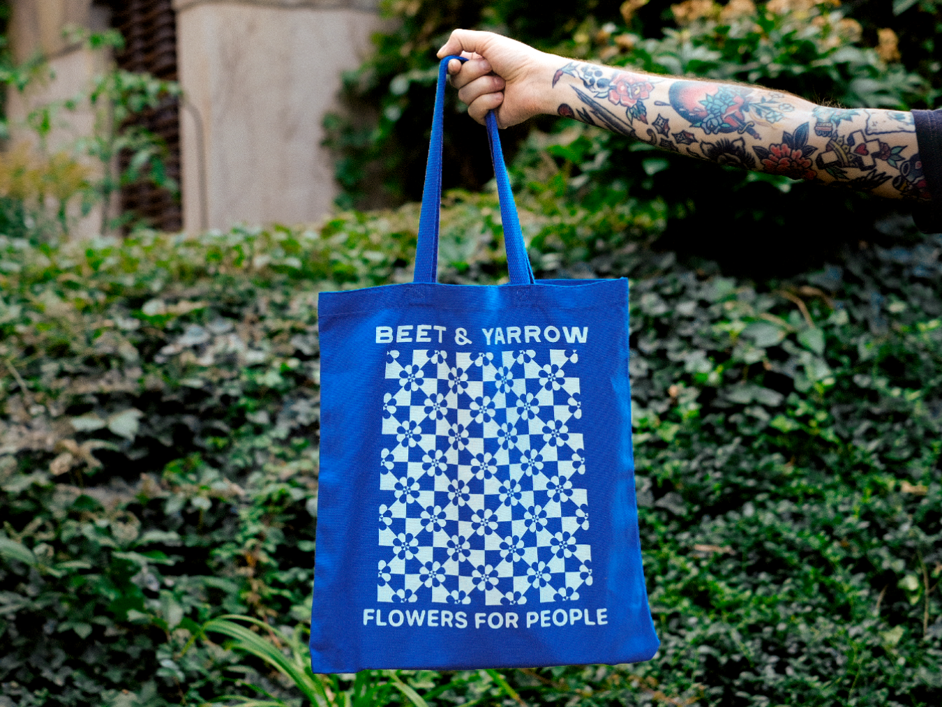 B&Y Tote Bag - Flower Quilt