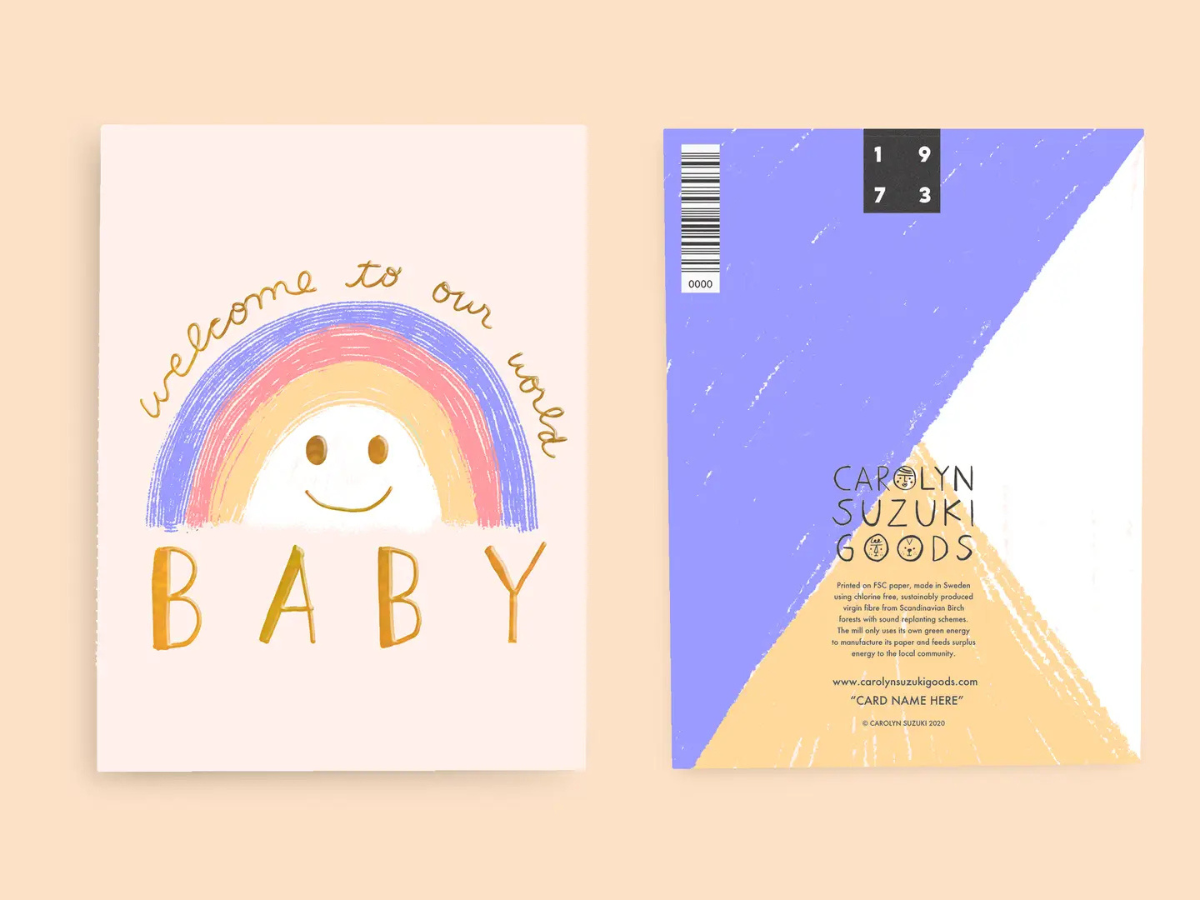 Baby Rays - Baby Card