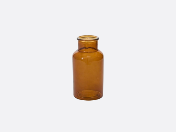 Billie Bottle Bud Vase - Amber