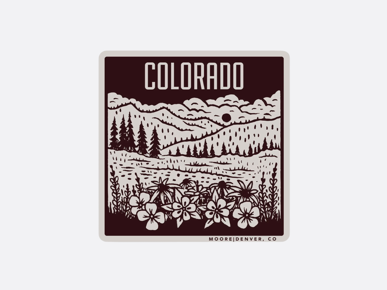 Colorado Mountain - Sticker