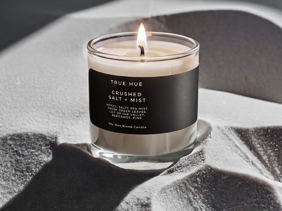 Crushed Salt + Mist Candle - 7.75oz