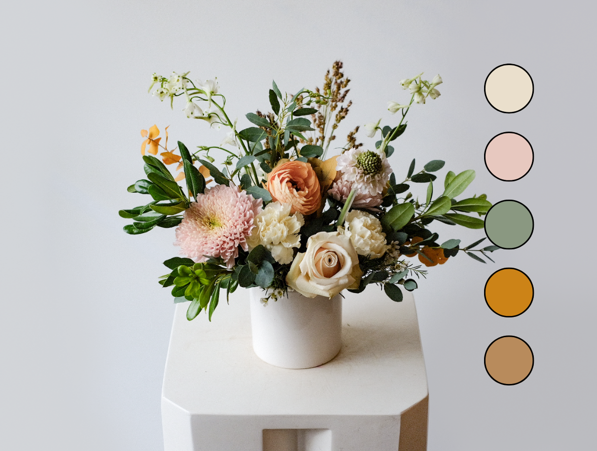 Neutral Designer’s Choice Flower Arrangement