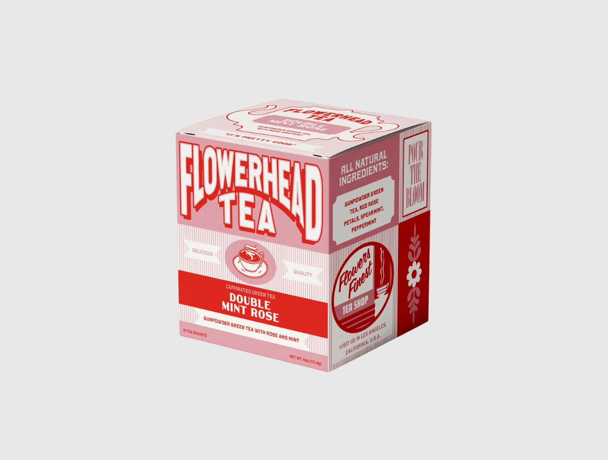 Flowerhead Tea - Double Mint Rose