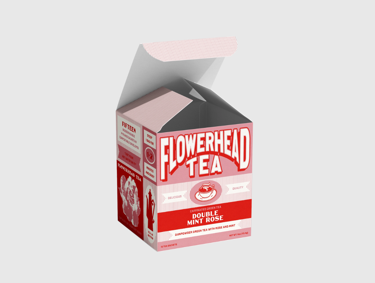 Flowerhead Tea - Double Mint Rose