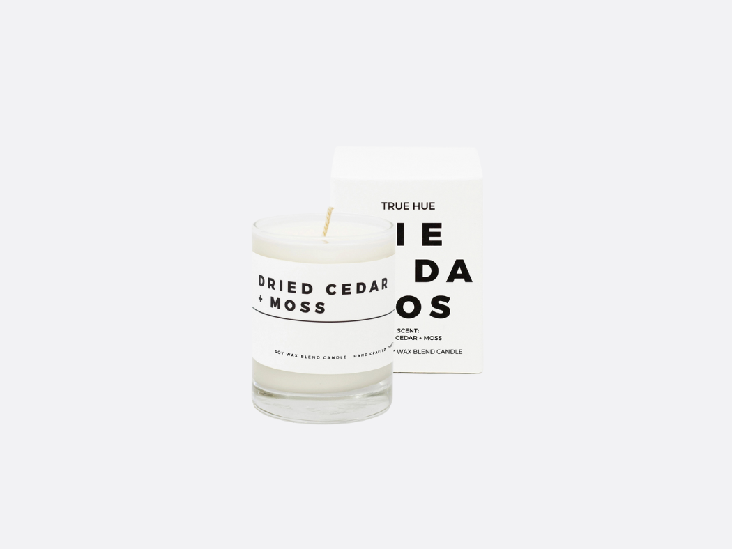 Dried Cedar + Moss Candle - 2oz