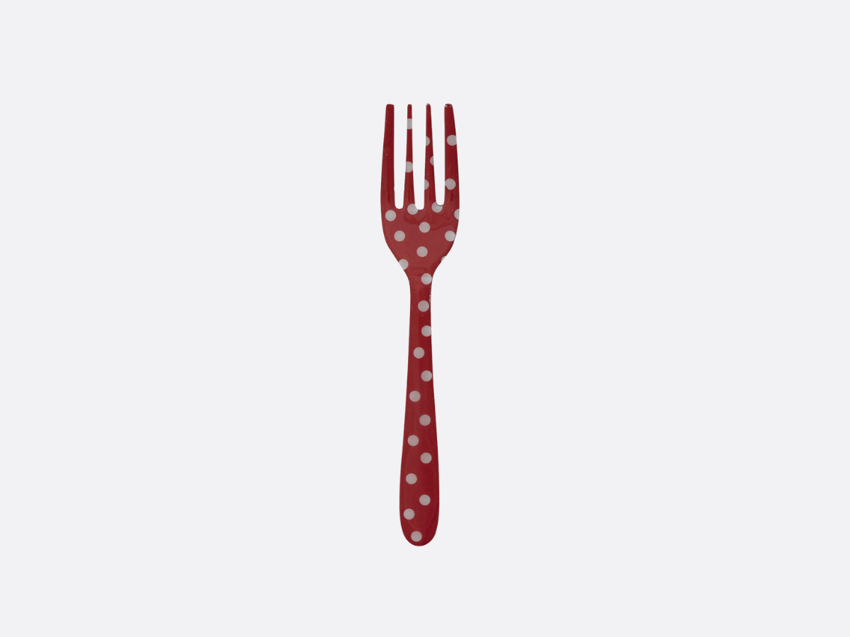 Enameled Forks - Stripes/Dots
