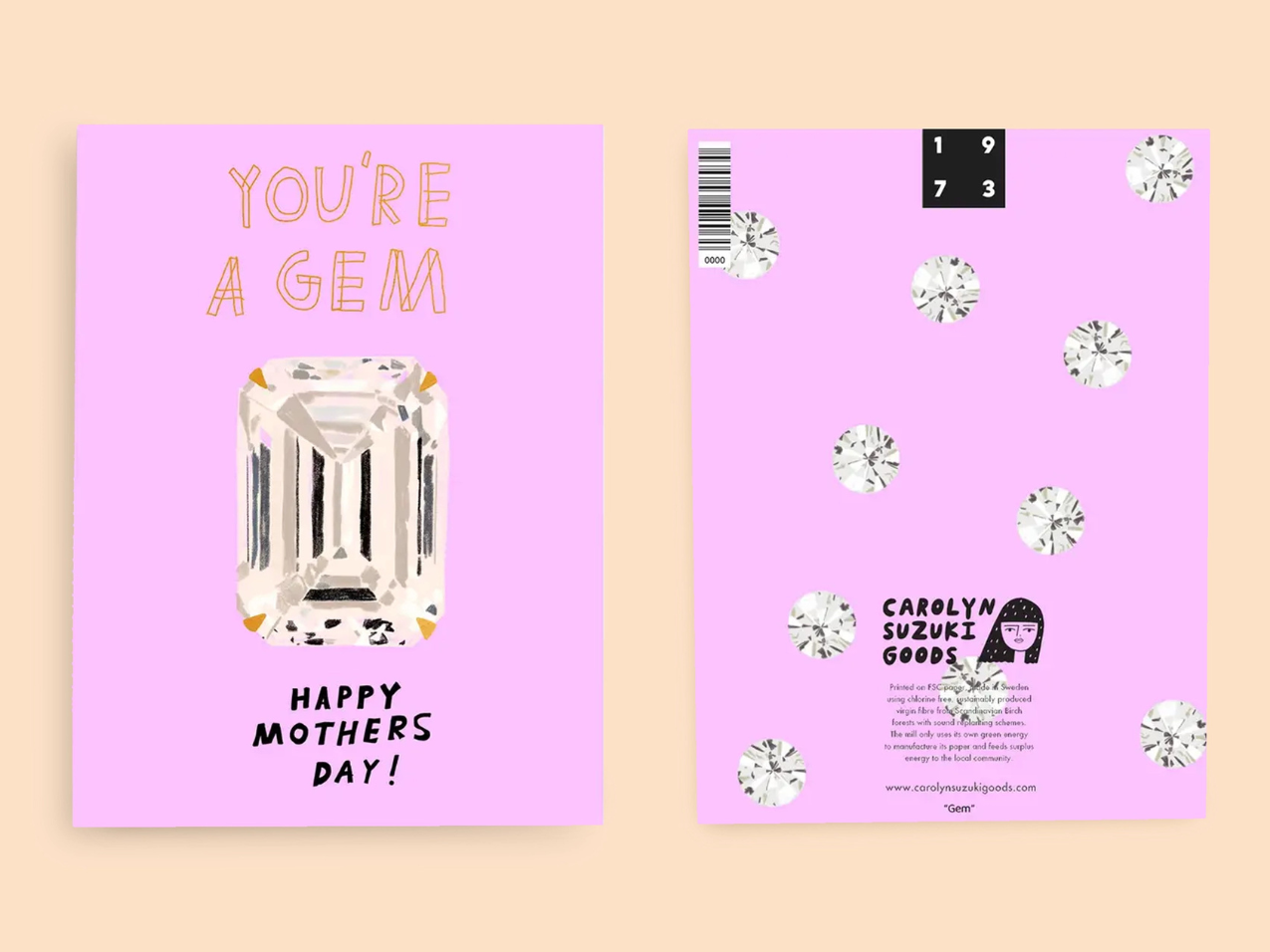 Gem - Mother's Day Card