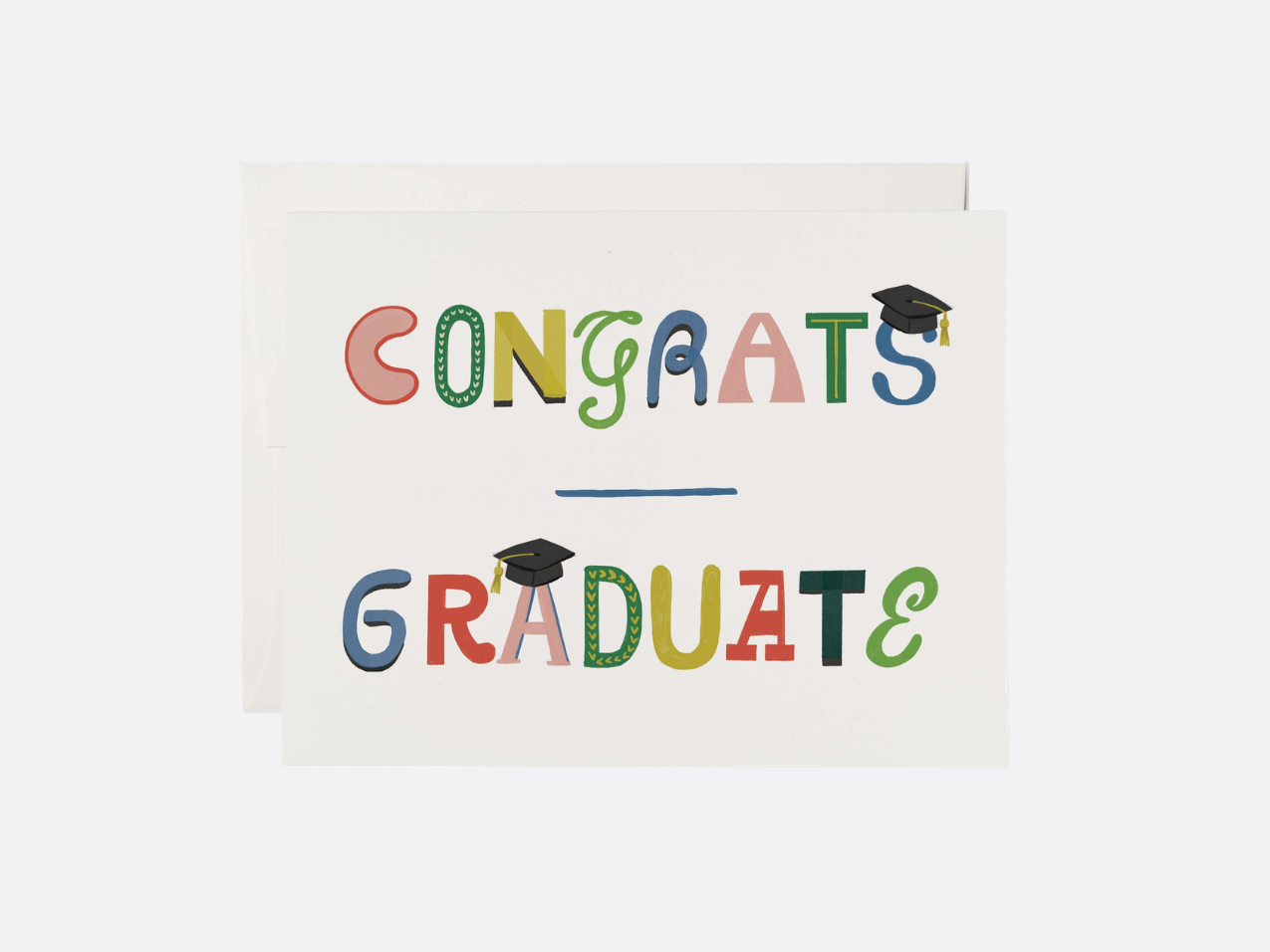 Graduate Typography - Congratulations Graduate Card