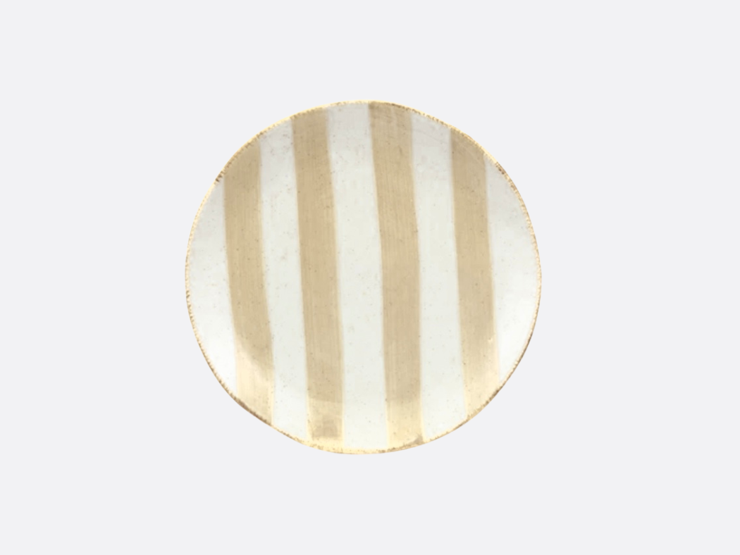Hand-Painted Stoneware Plate