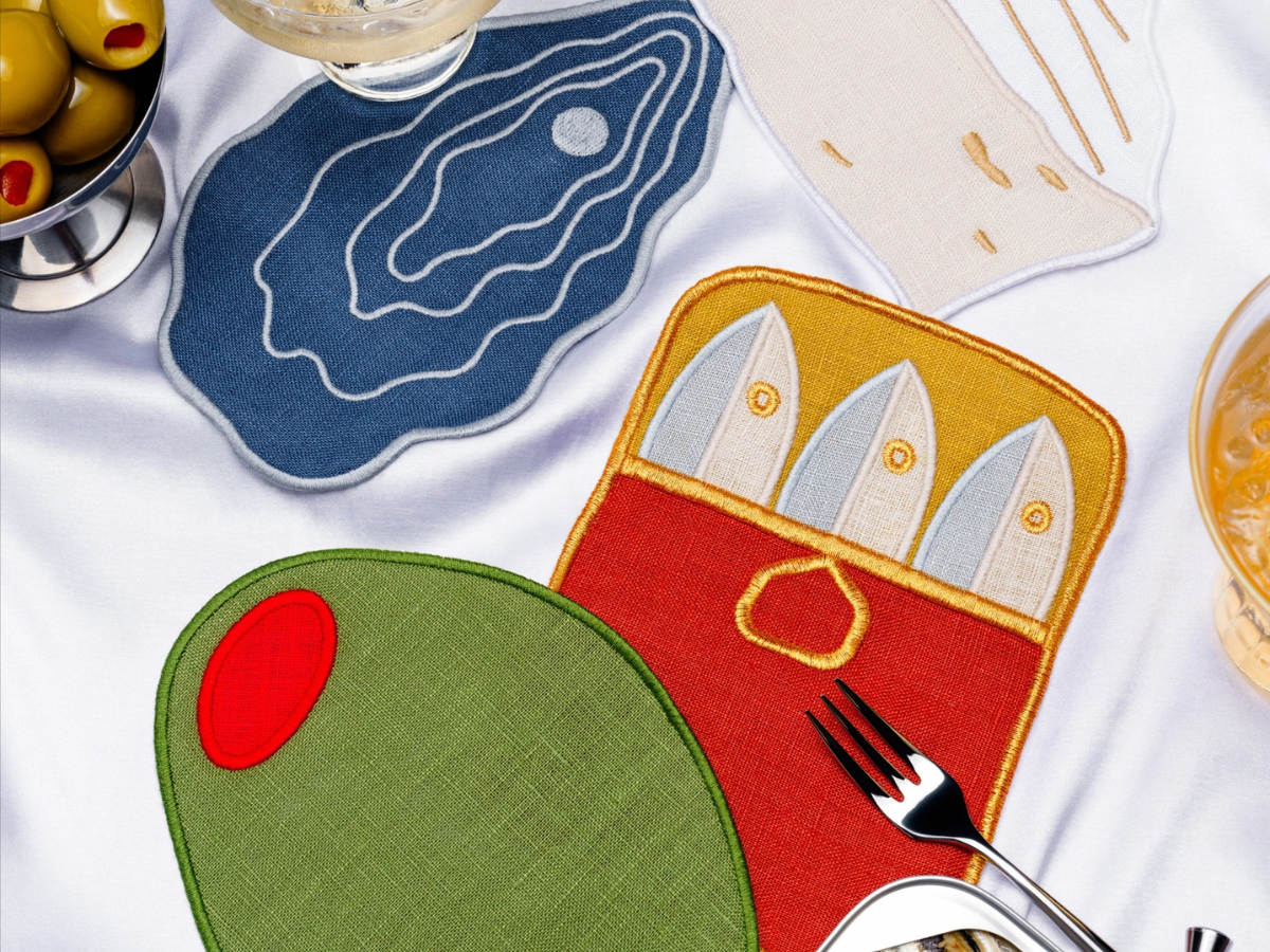 Hors D'oeuvres Cocktail Napkins - Set of 4
