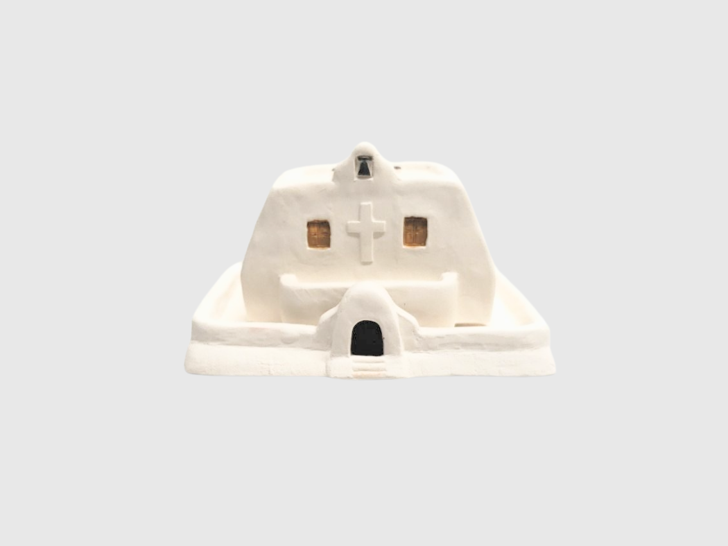 Incienso de Santa Fe - Incense Burner - Iglesia - White