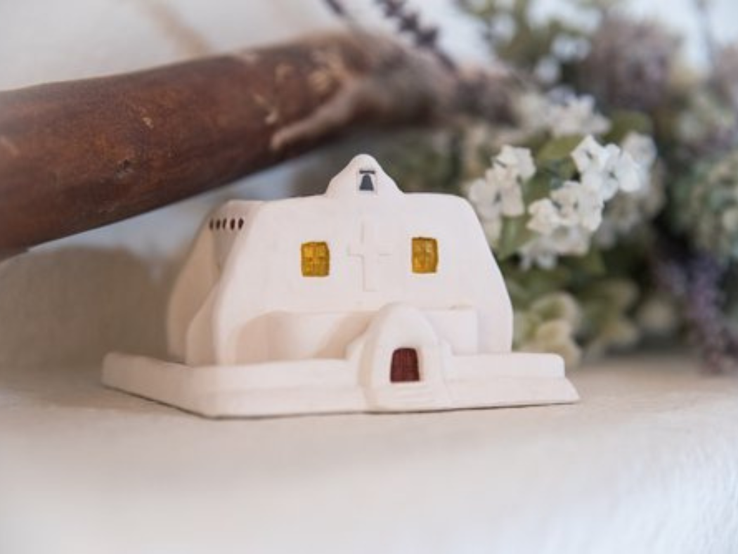 Incienso de Santa Fe - Incense Burner - Iglesia - White