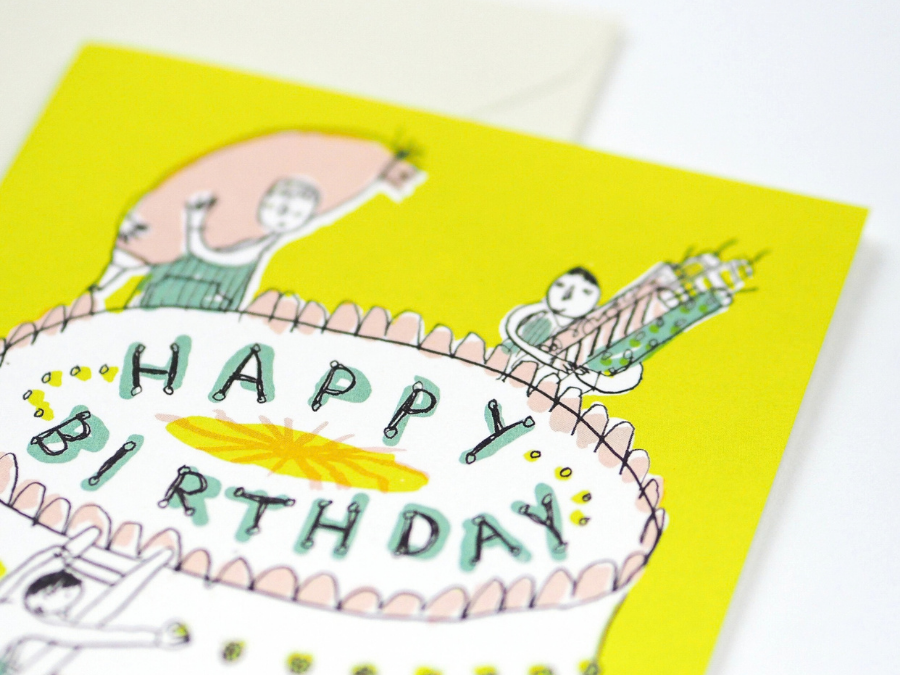 Massive Cake Card - Birthday Card