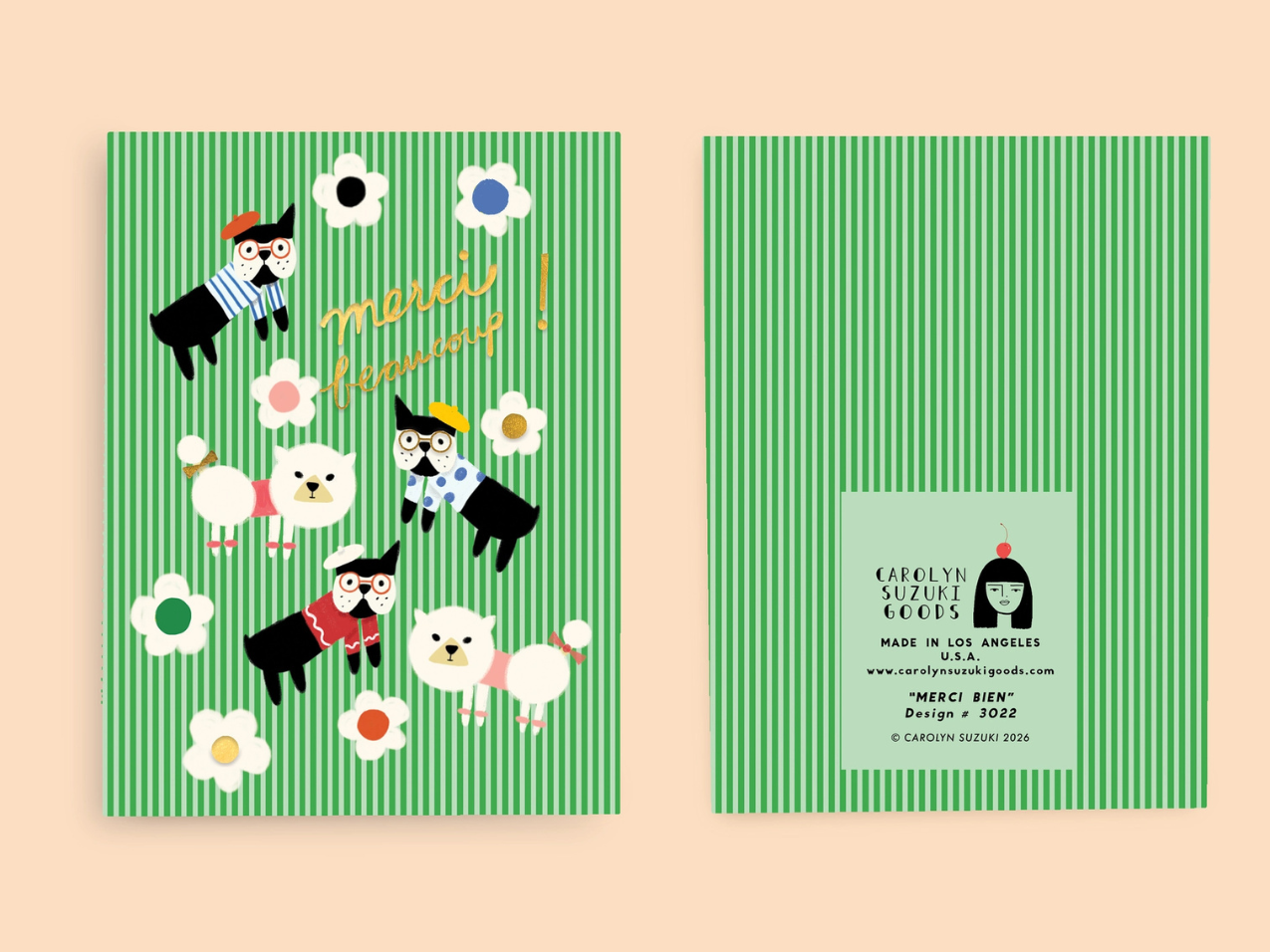 Merci Bien - Thank You Card
