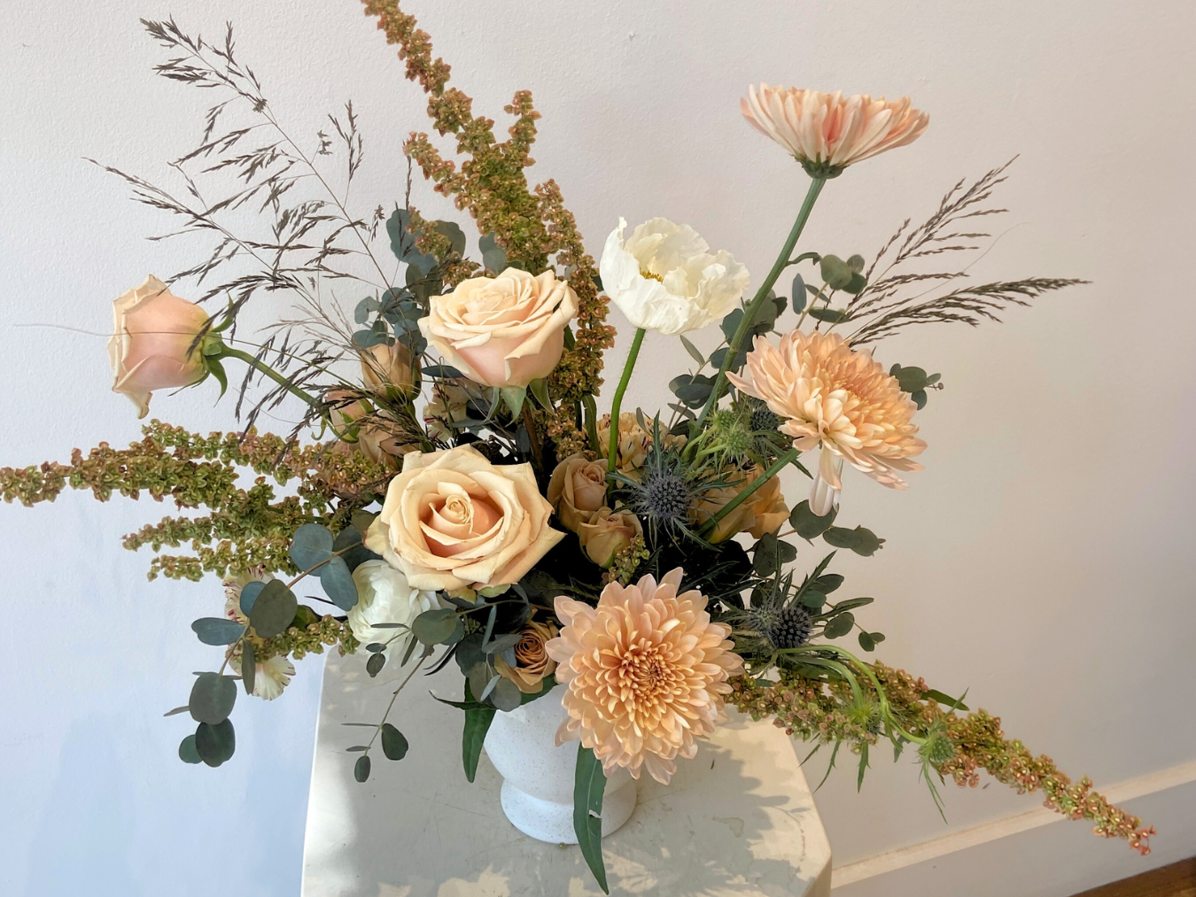Neutral Designer’s Choice Flower Arrangement