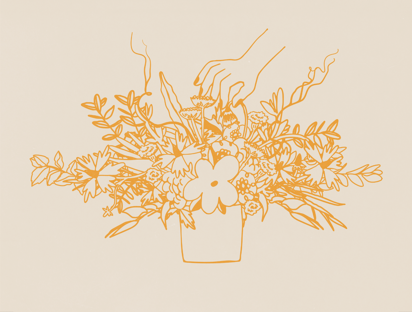 Neutral Designer’s Choice Flower Arrangement