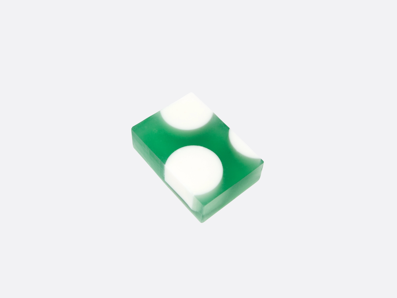 Polka Dot Soap - Emerald Green