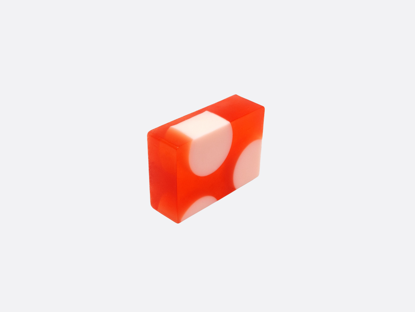Polka Dot Soap - Scarlet