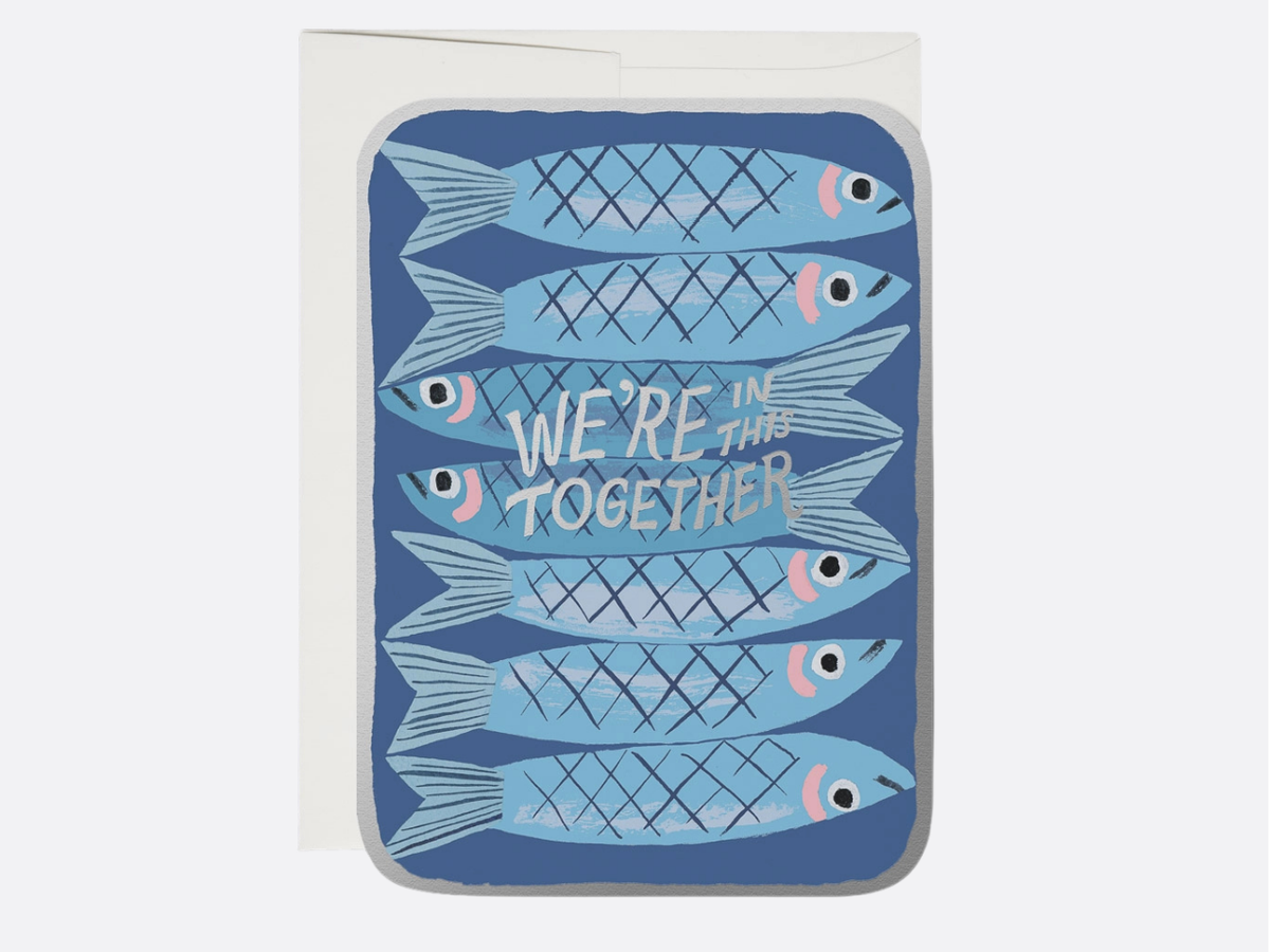 Sardines Encouragement - Greeting Card