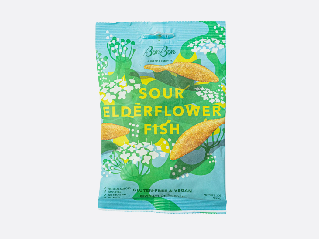 Sour Elderflower Fish - Swedish Candy