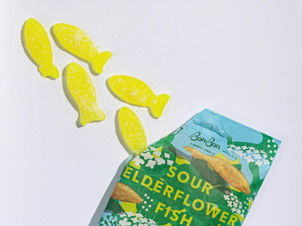 Sour Elderflower Fish - Swedish Candy