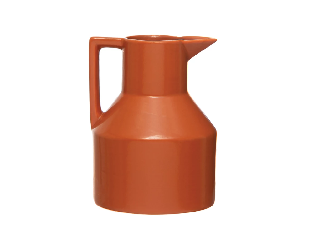 Stoneware Water Pitcher