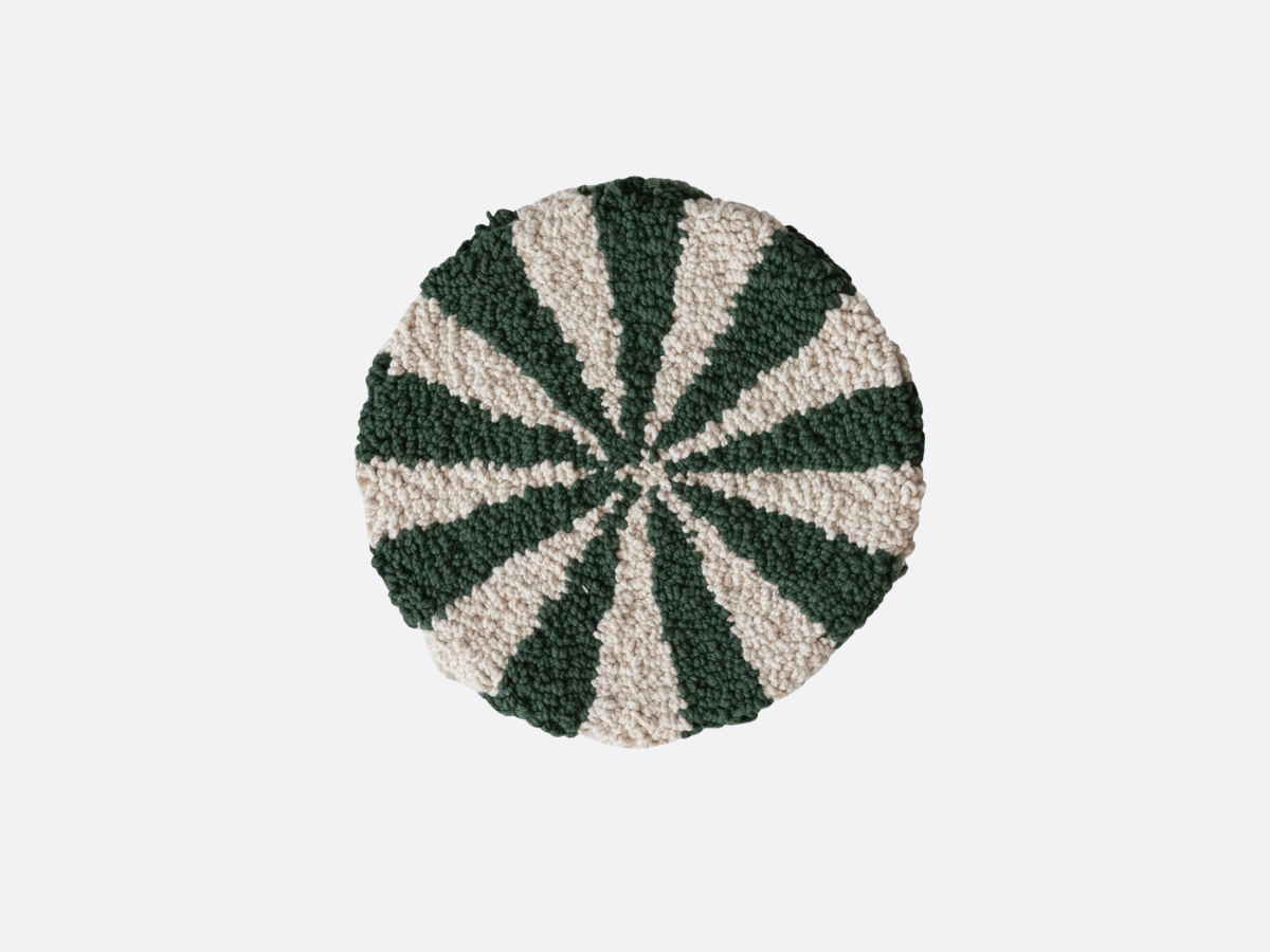 Tufted Candy Striped Trivets