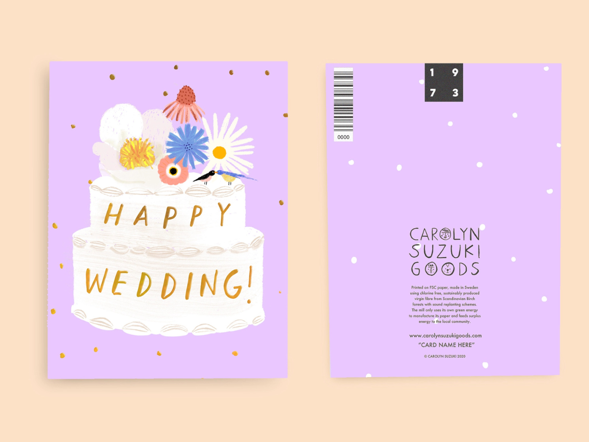 Sugar Union - Wedding Card