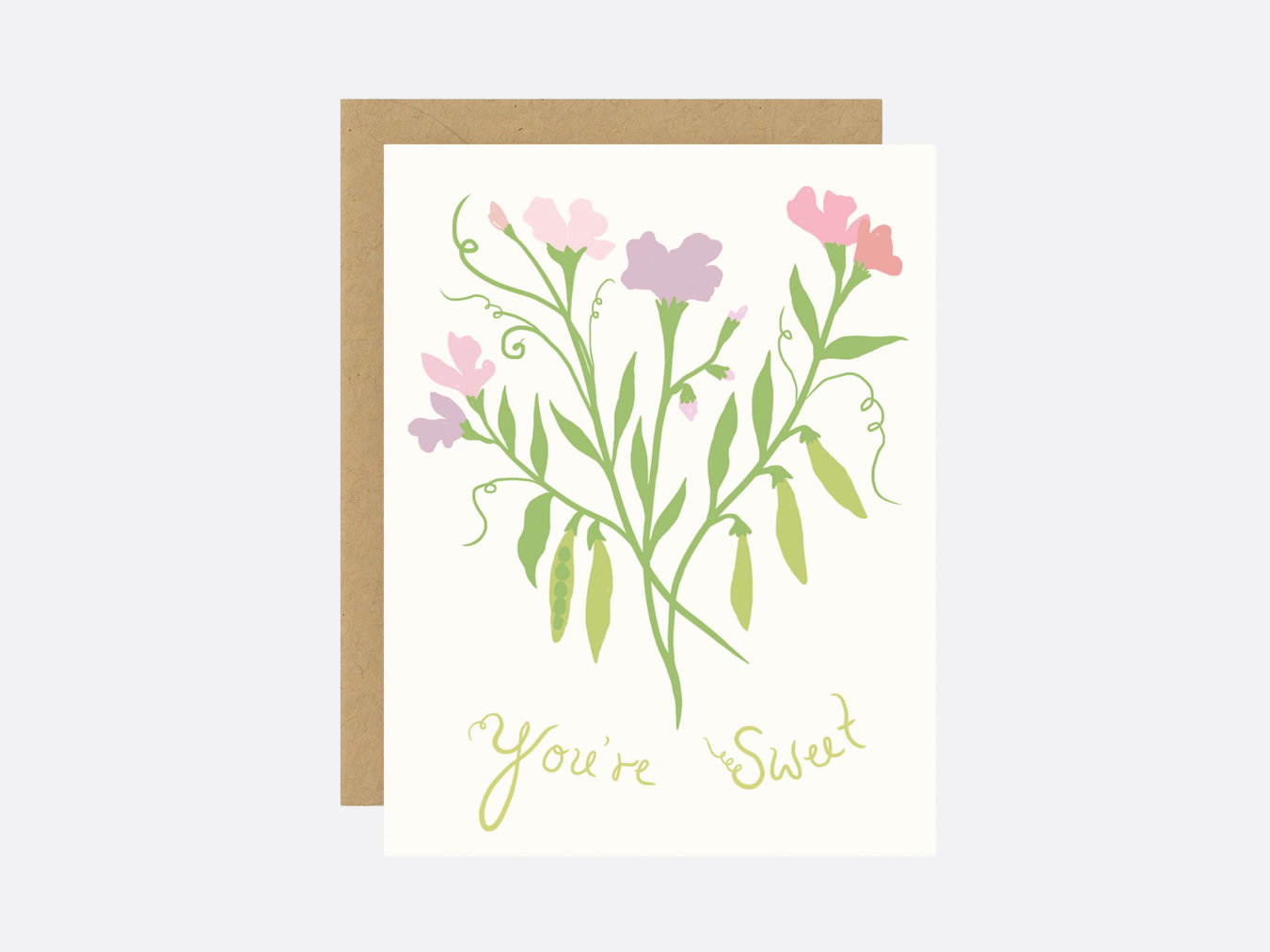 Sweet Pea - Love Card