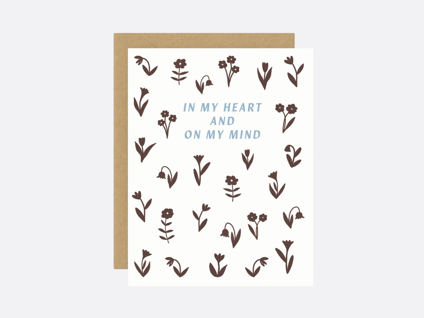 In My Heart, On My Mind - Sympathy Card
