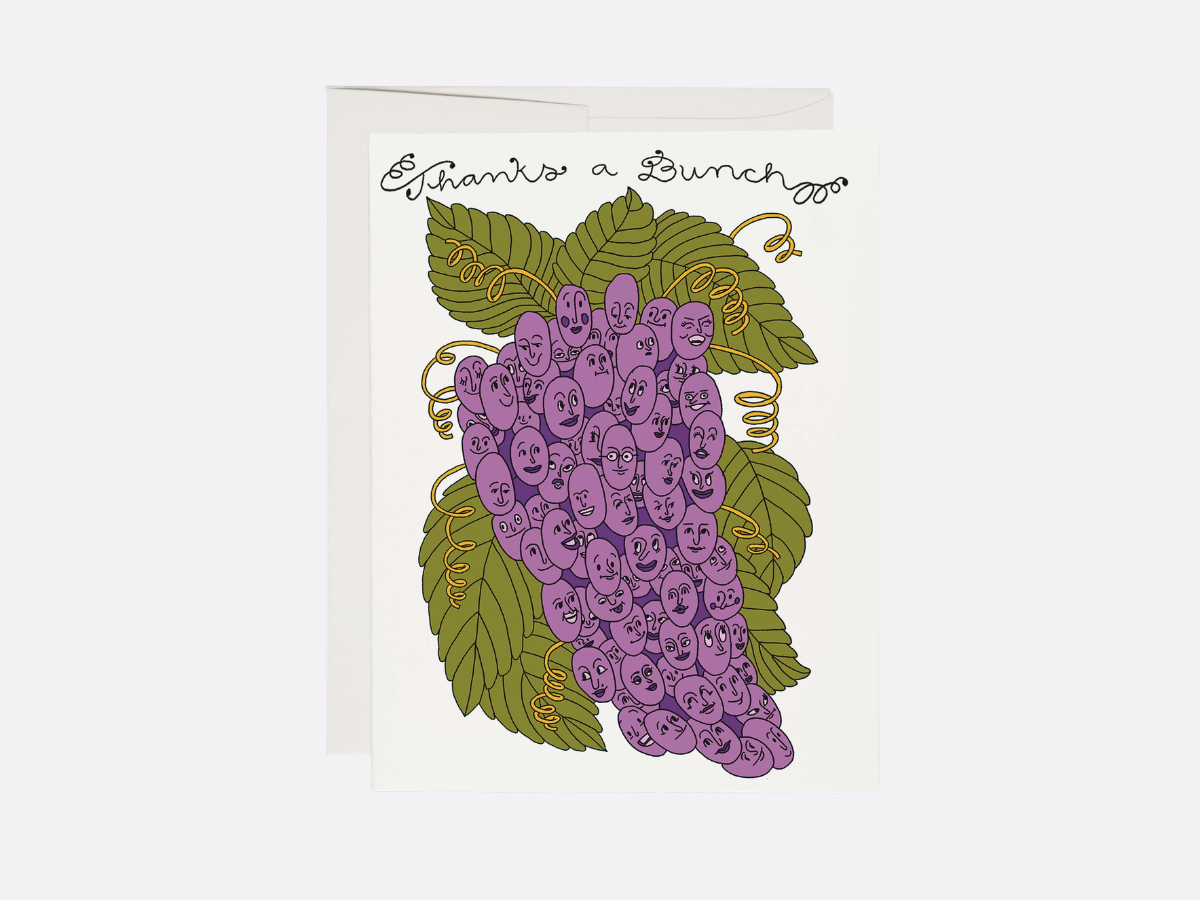 Thanks A Bunch - Thank You Card