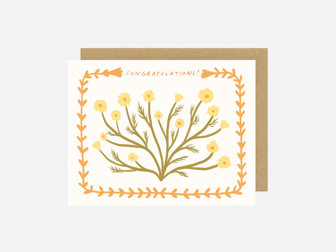 Chamomile Congratulations - Congratulations Card