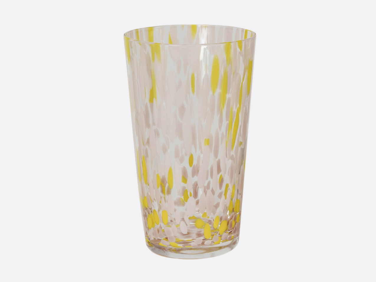 Blown Confetti Drinking Glass