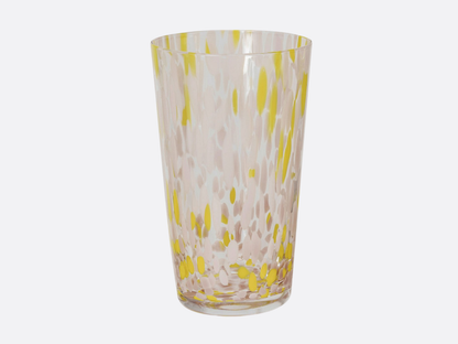 Blown Confetti Drinking Glass