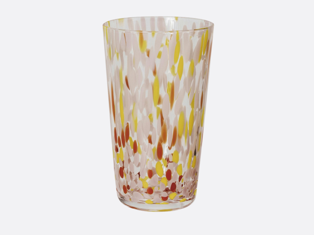 Blown Confetti Drinking Glass