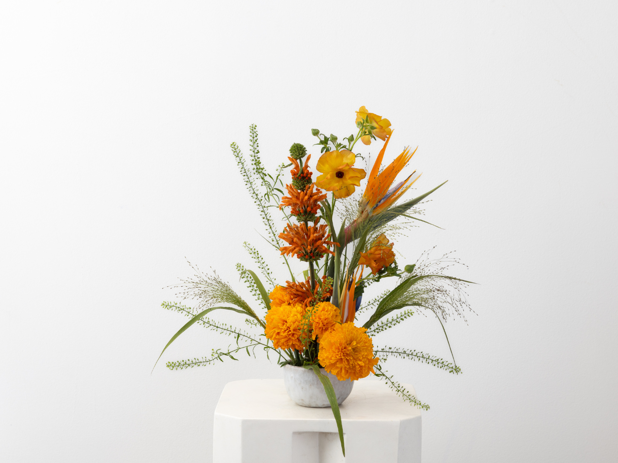 Sculptural Designer’s Choice Flower Arrangement