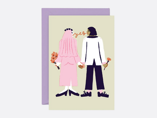 Say Yes - Wedding Card