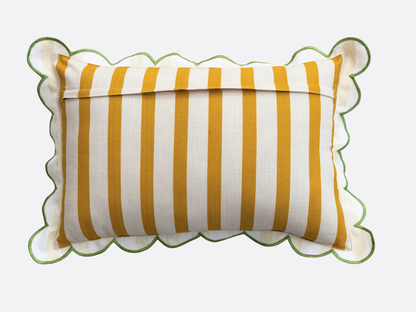 Scalloped Lumbar Pillow