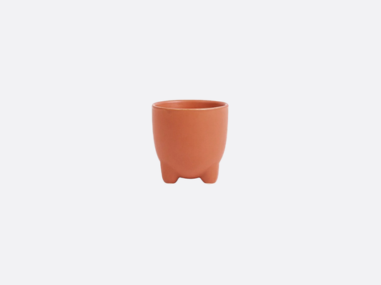 3" Tippy Toes Pot - Rust