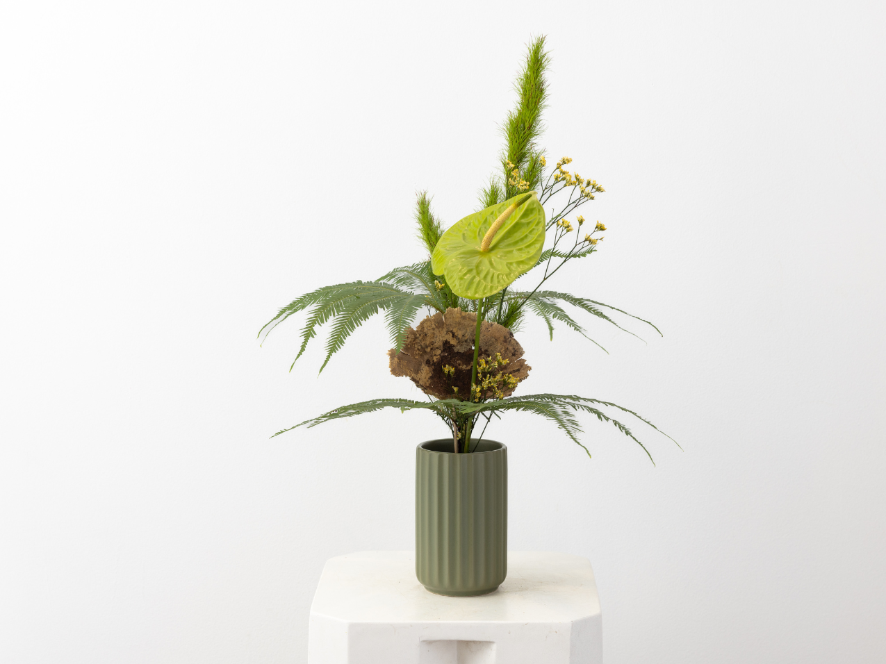 Sculptural Designer’s Choice Flower Arrangement