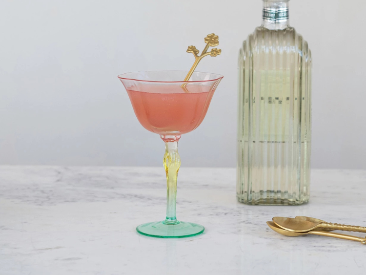 6oz Hand-Blown Stemmed Wine Glass