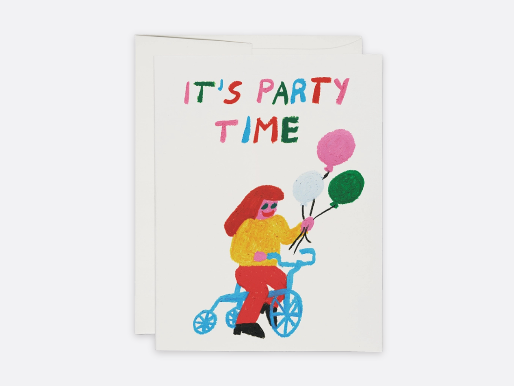 Party Time Tricycle - Birthday Card