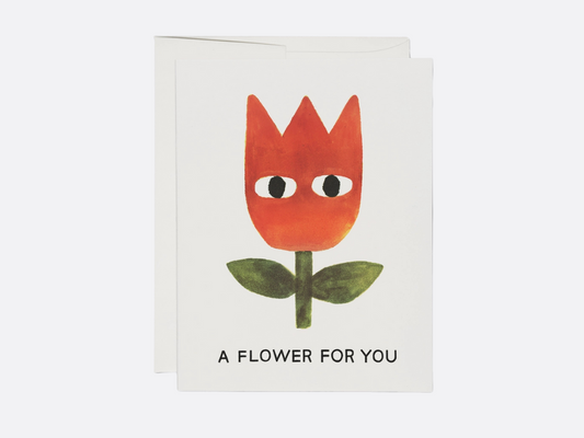 A Flower Friendship - Greeting Card