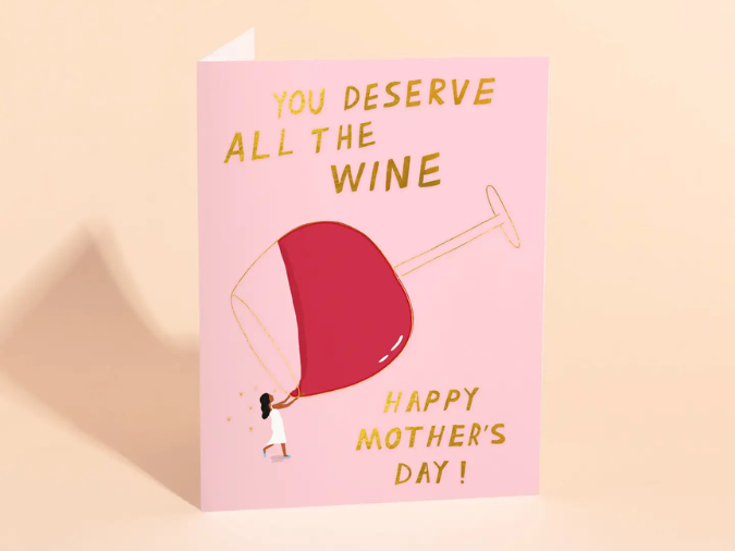 All the Vino - Mother's Day Card